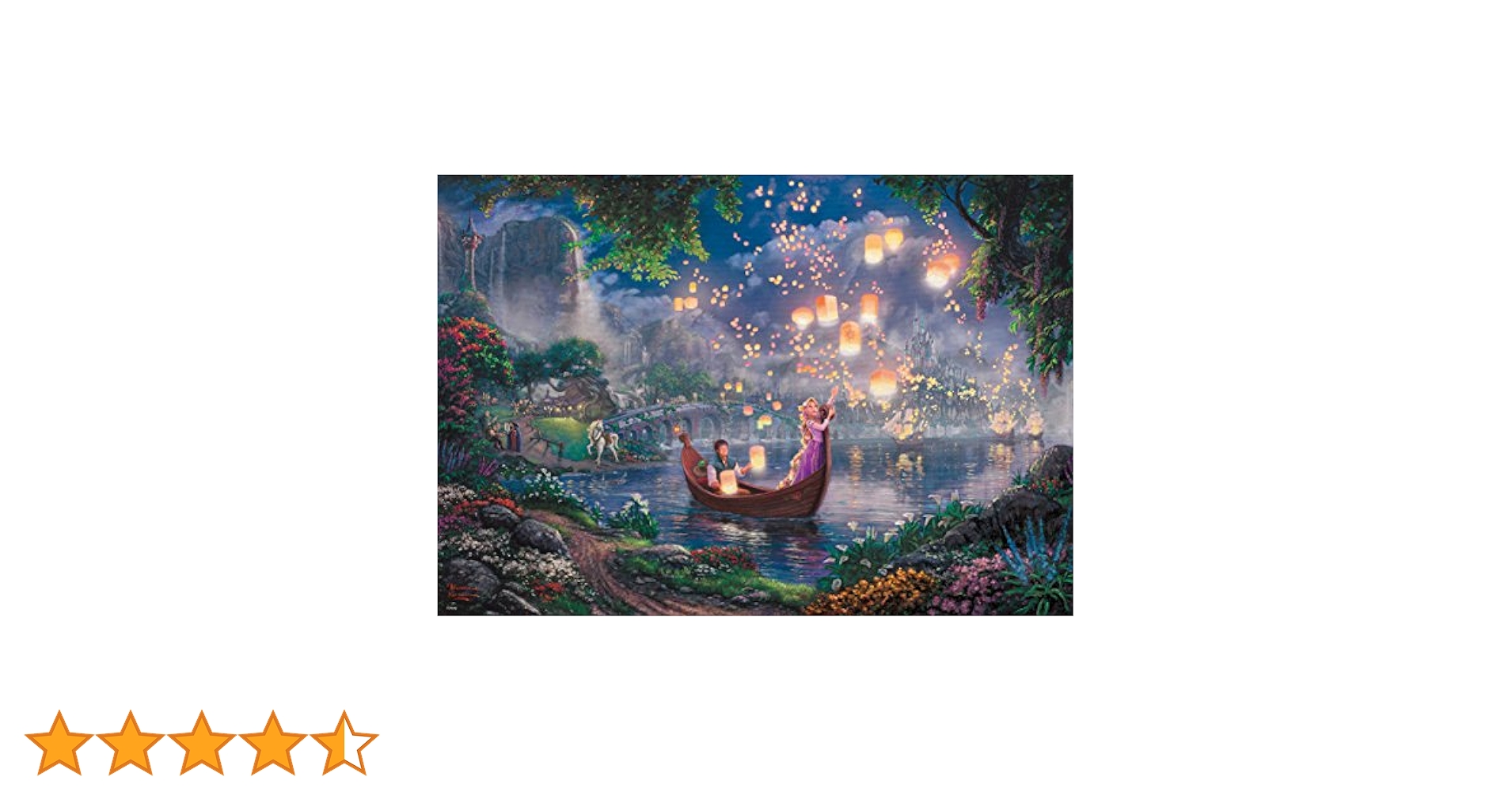 Disney - ディズニー　ラプンツェル　レア　パズル1000ピース　日本製　トーマスキンケード ディズニー ジグソーパズル 1000ピース 塔の上のラプンツェル